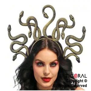 VINCHA MEDUSA ORO x 1